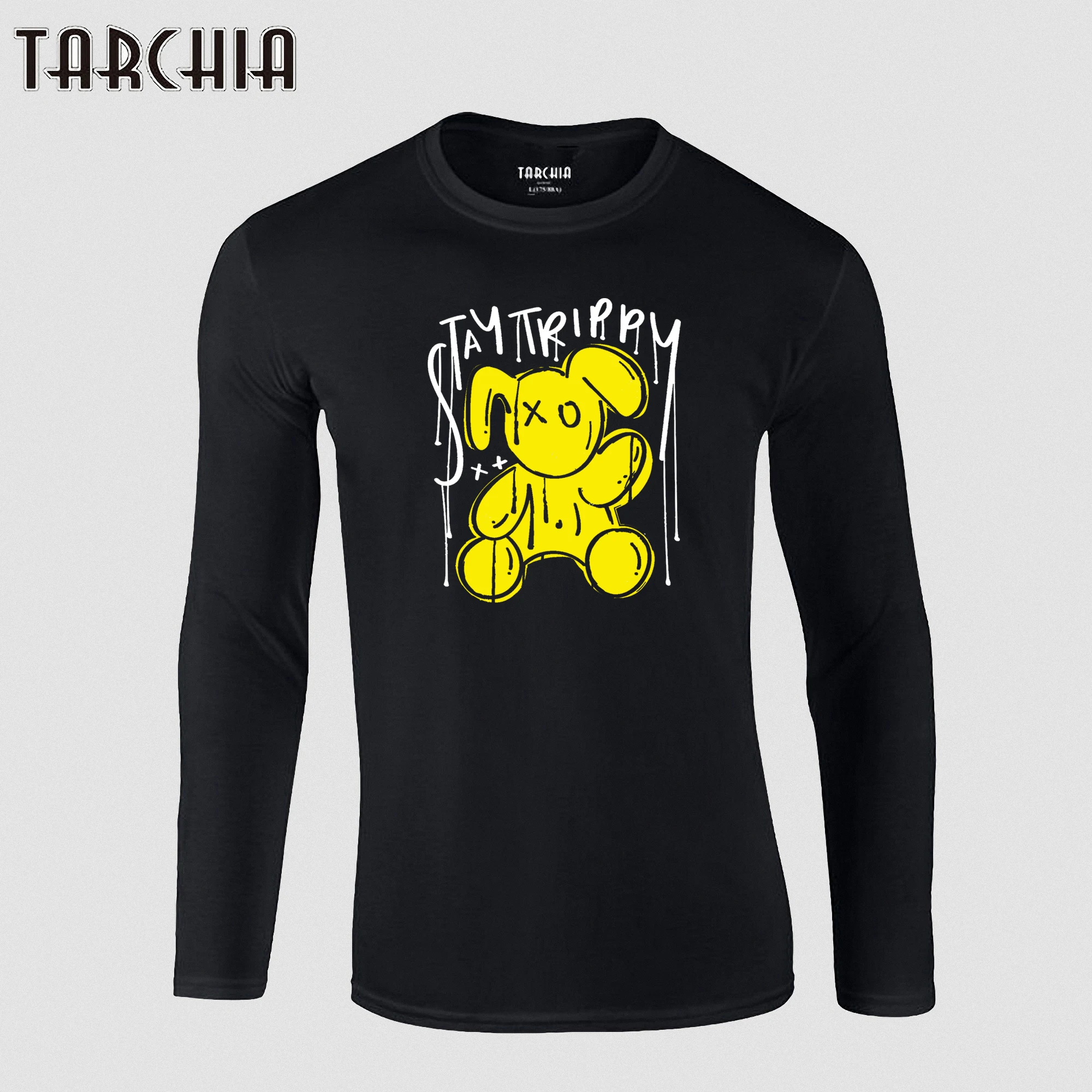 

Мужская футболка TARCHIA с длинным рукавом, с рисунком, размер d