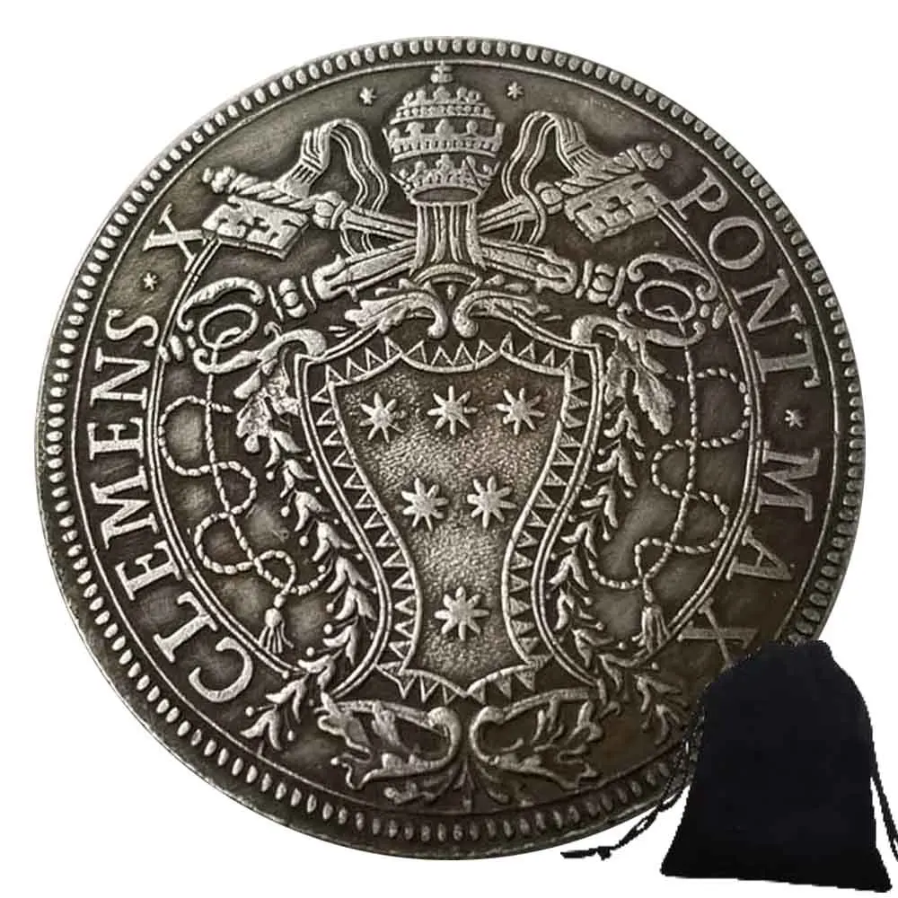 

Luxury Italy Lucky Prayer Art Coin Good Luck Commemorative Coin/Pocket Fun Party Souvenir Gift Collection Coin+Gift Bag