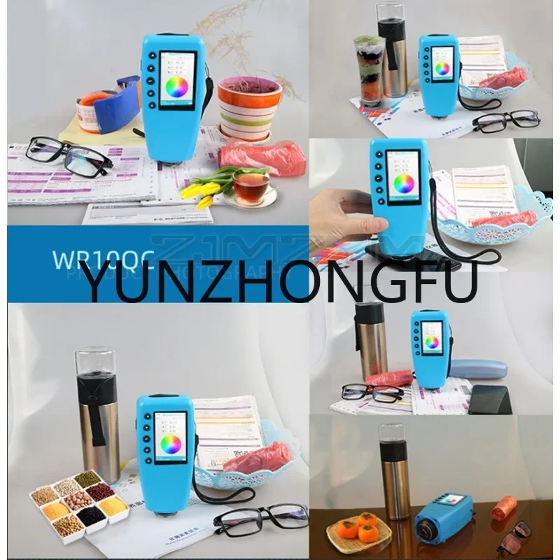 Портативный колориметр 4/8 мм цветной анализатор Цифровой точный лабораторный