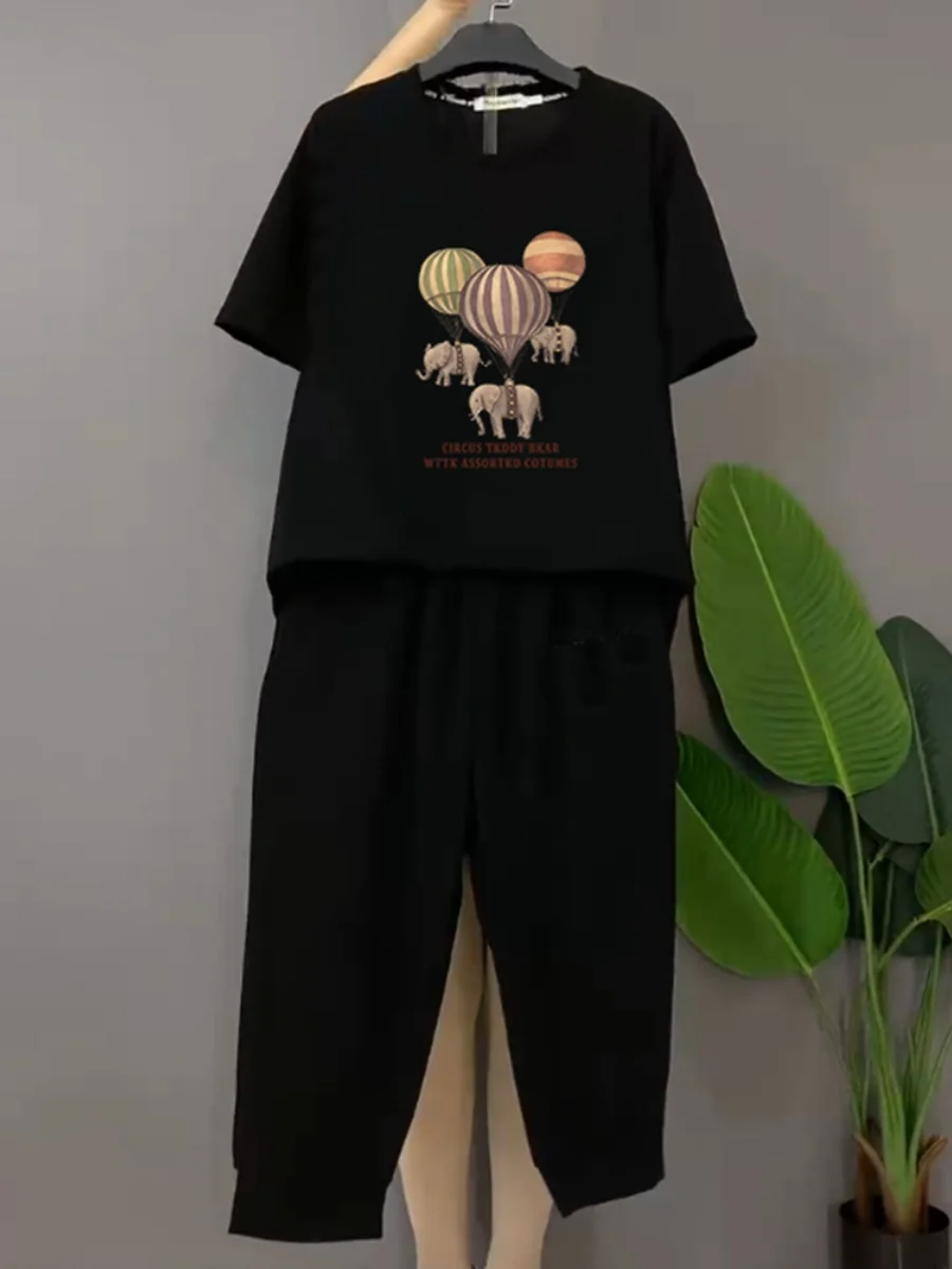 Летняя одежда больших размеров новинка 2024 большие размеры 50 00 кг женская для