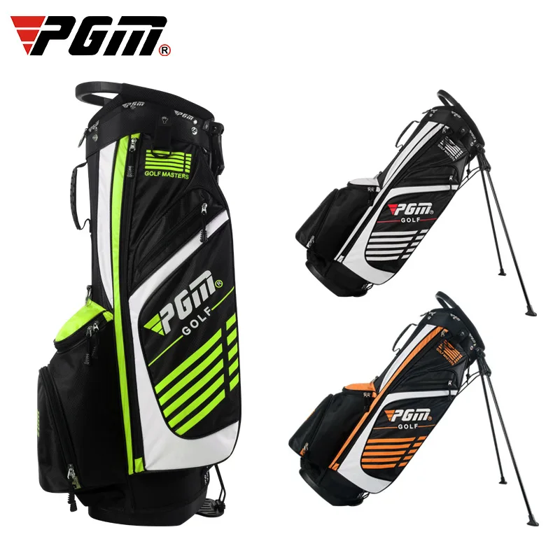 PGM Men Golf Gun Bag Portable Light Weight Golf Clubs Protect Aids Multifunction Large Capacity Golf Stand Bag with Rack for Men