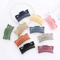 fashion women hair clip claws acrylic hairpins barrette crab new solid hair claws for women girls hair accessories