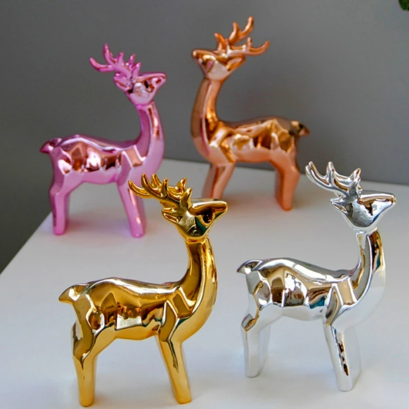 

European [object Object] Simple Decoration Home Decor Desktop Decorations Easter Nordic Style Reindeer TV Cabinet Modern Room