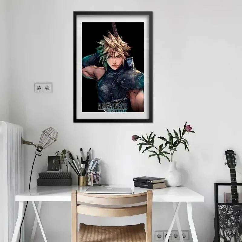 Final Fantasy VII Heavensward Map Online Redesign - Настенное Искусство С Принтом На Холсте