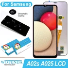 100% Оригинальный дисплей 6,5 ''для Samsung Galaxy A02s A025M A025FDS A025GDS A025M, полный сенсорный ЖК-экран, запасные части