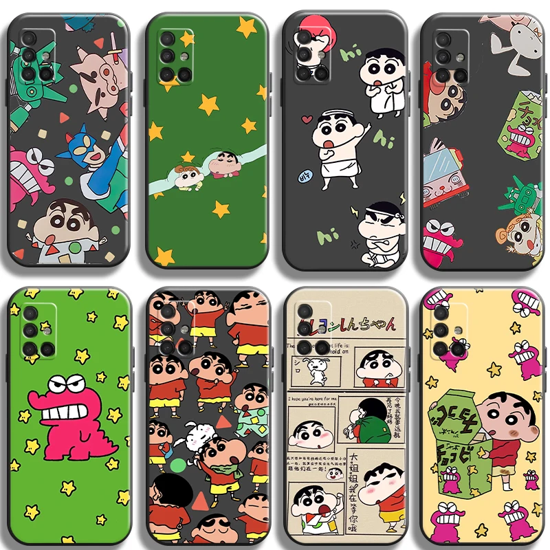 

Crayon Shin-chan Anime Phone Cases For Samsung S20 S21 FE Plus Ultra Original Back Cover Unisex Funda Luxury Ultra Coque Shell