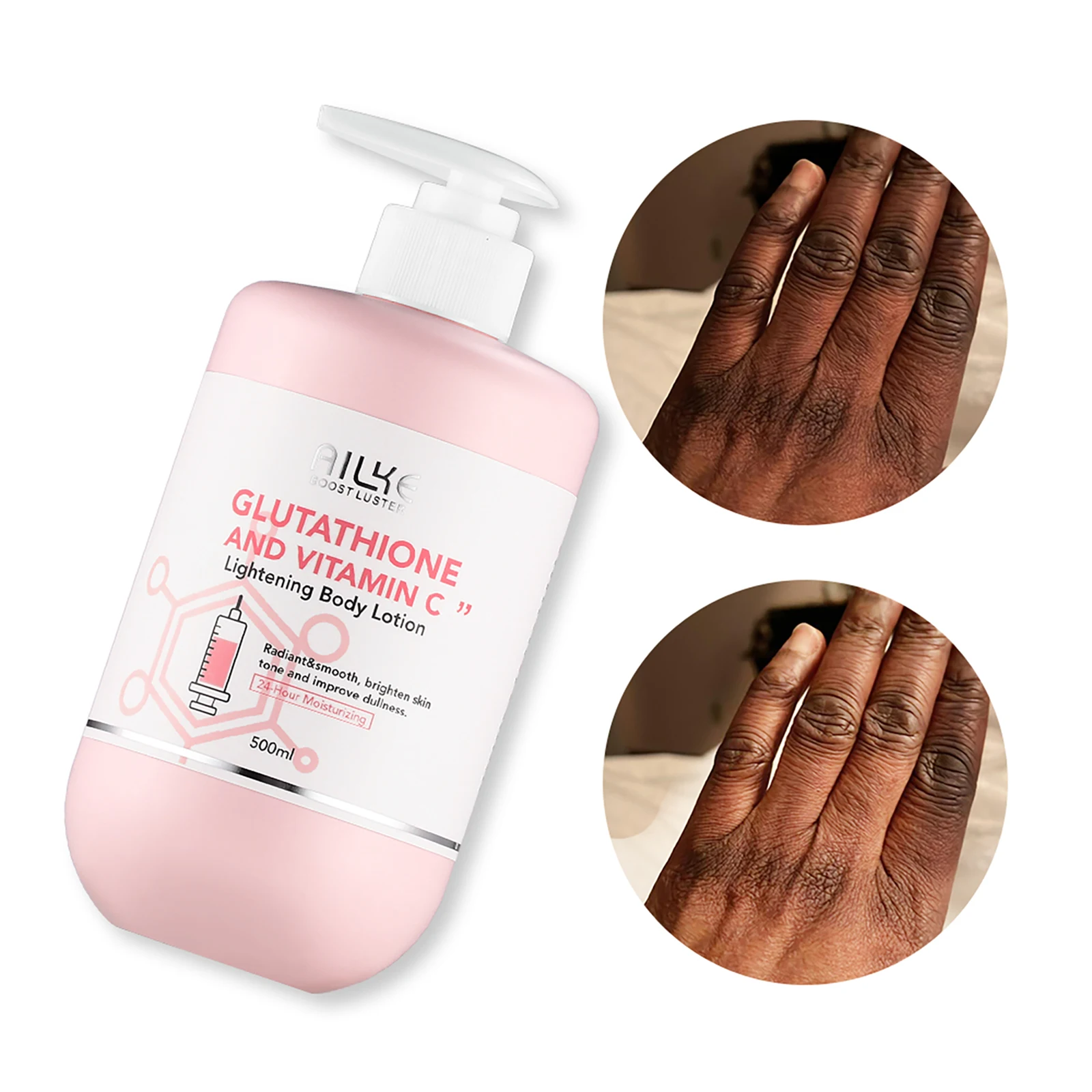 Питательный лосьон для тела AILKE Rich, восстанавливающий крем для тела объемом 48 часов, увлажняющий крем с витамином C, отбеливающий, увлажняющий, 500 мл
