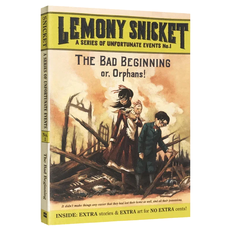 The Bad Beginning, бестселлерные книги на английском языке. Фильм на основе романов для приключений. 9780061146305 (art.: 3920cdc6a0cd0) - 3920cdc6a0cd0