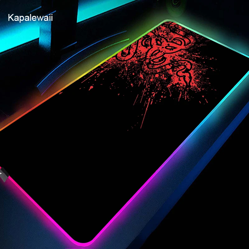 Коврик для мыши Razer RGB XXL компьютерный Настольный коврик с подключсветодиодный к