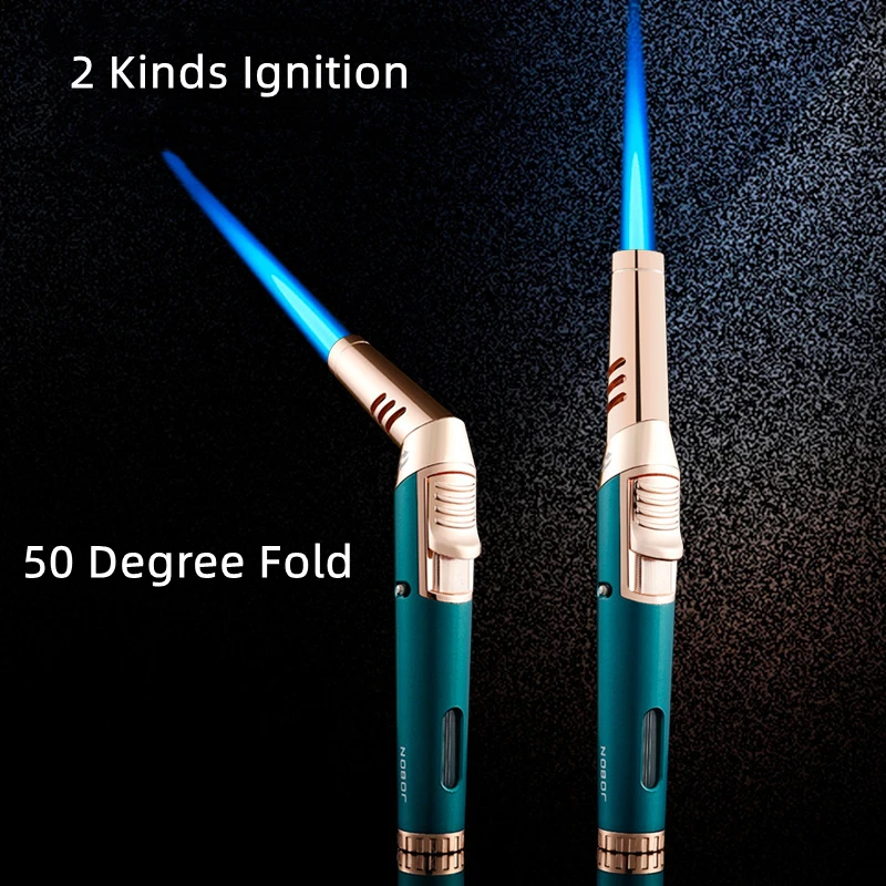 

JOBON Torch Gas Gun Lighter Metal Windproof Elbow BBQ Kitchen Cooking Jet Lighter Inflated Jewelry Welding Gifts Lighter Gadgets