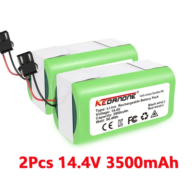 batería conga 1090 990 950 cecotec 14.4V 4000mAh Li-ion battery for Ecovacs  Deebot DN621 601/605 Eufy RoboVac 35C Panda i7 V710 - AliExpress