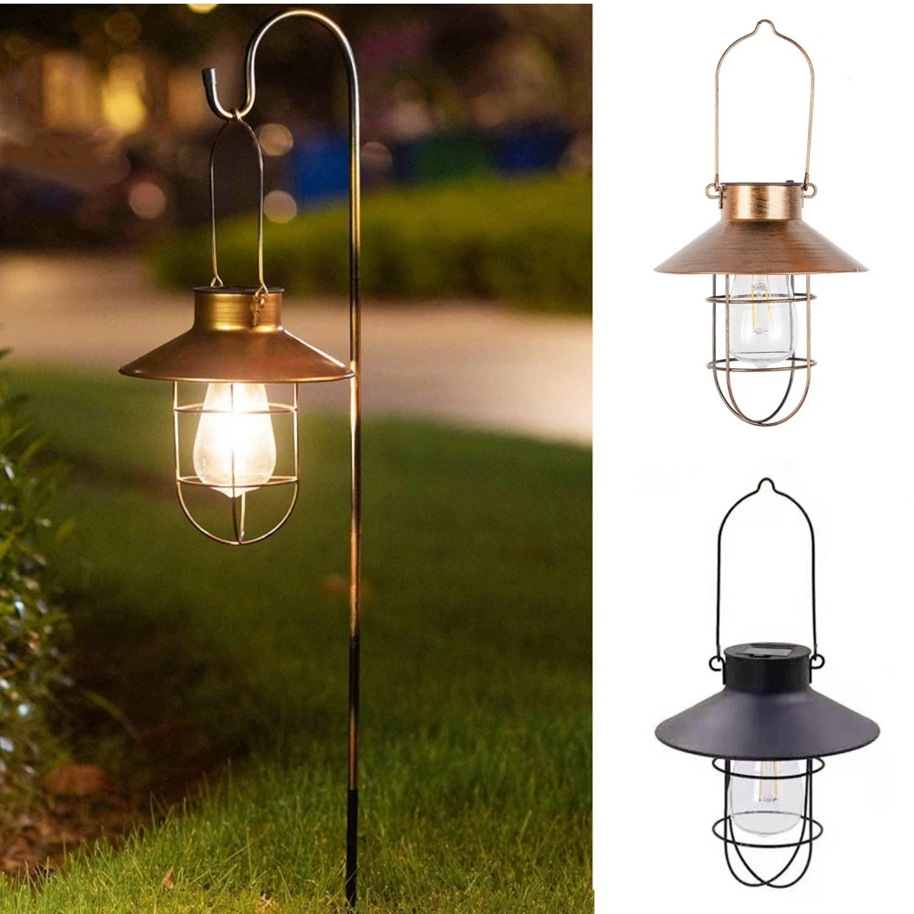 

Retro Solar Lantern Lights for Garden Decoration Outdoor Hanging Solar LED Light Vintage Lamp Garden Yard Landscape Decorative