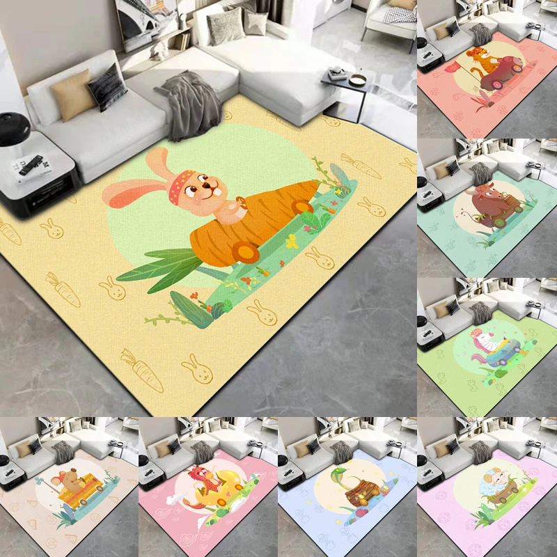 Cartoon Animal 12 Zodiac carpet play aerat mat Camping cushion floor mat  game area rug floor mats kawaii rug anime rug