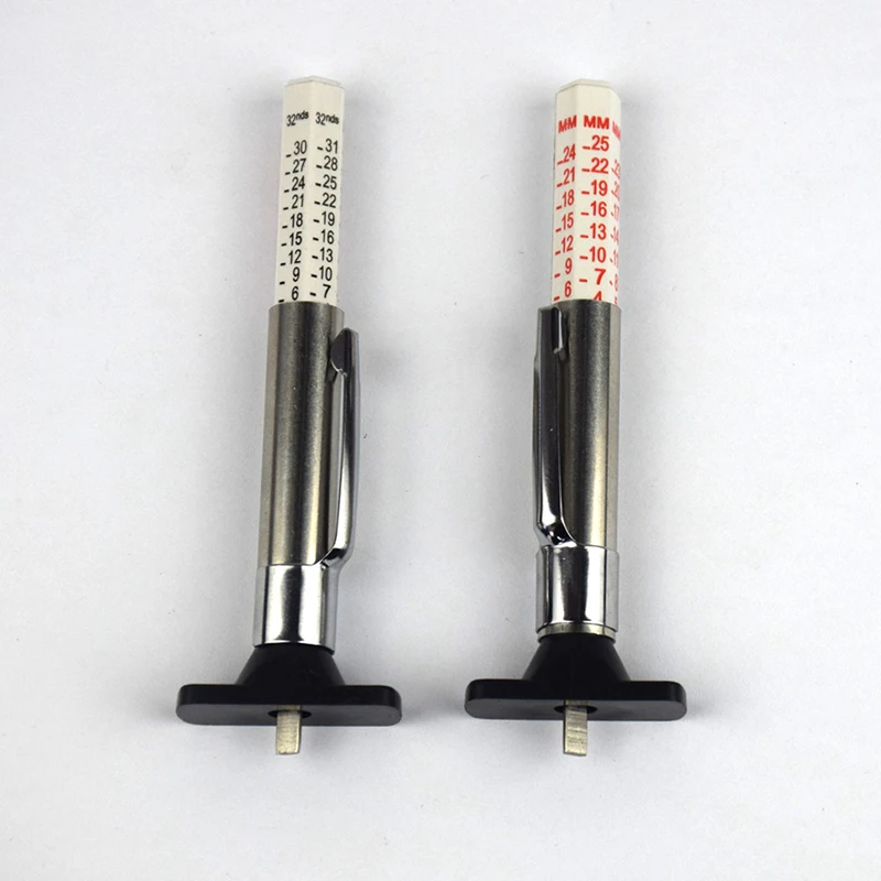 

1-25mm Car Tyre Measuring Pen Universal Tire Tread Pattern Depth Measure Tool Automotive Tire Depth Feeler Gauge Thickness Gauge