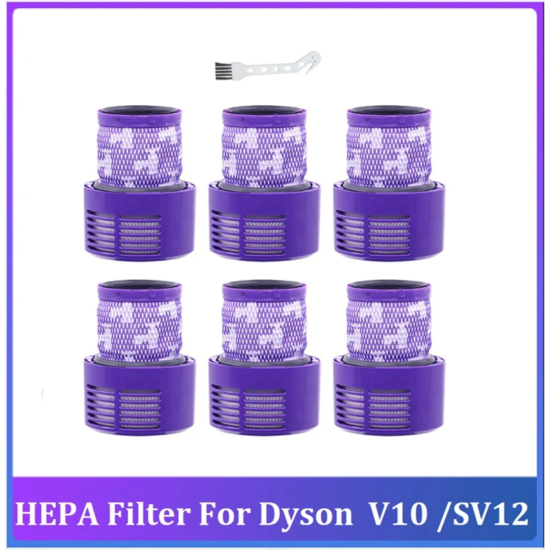 

HEPA Filter Washable Filter For Dysons V10 / SV12 Cordless Vacuum Cleaner Replacement Accessories