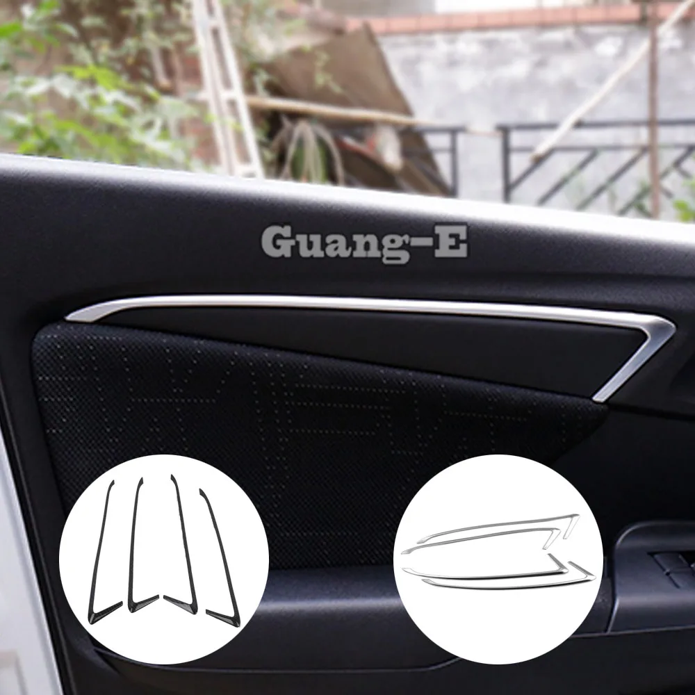 

Выключатель внутренней двери автомобиля для Honda Fit Jazz 2017 2018 2019 верхняя отделка крышки молдинг динамик звуковые аксессуары рамка лампа