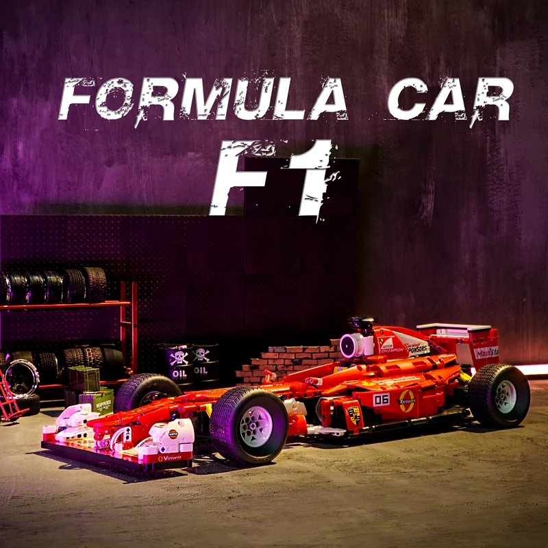 

Конструктор детский «суперспортивный автомобиль» F1 1:8, 1698 деталей