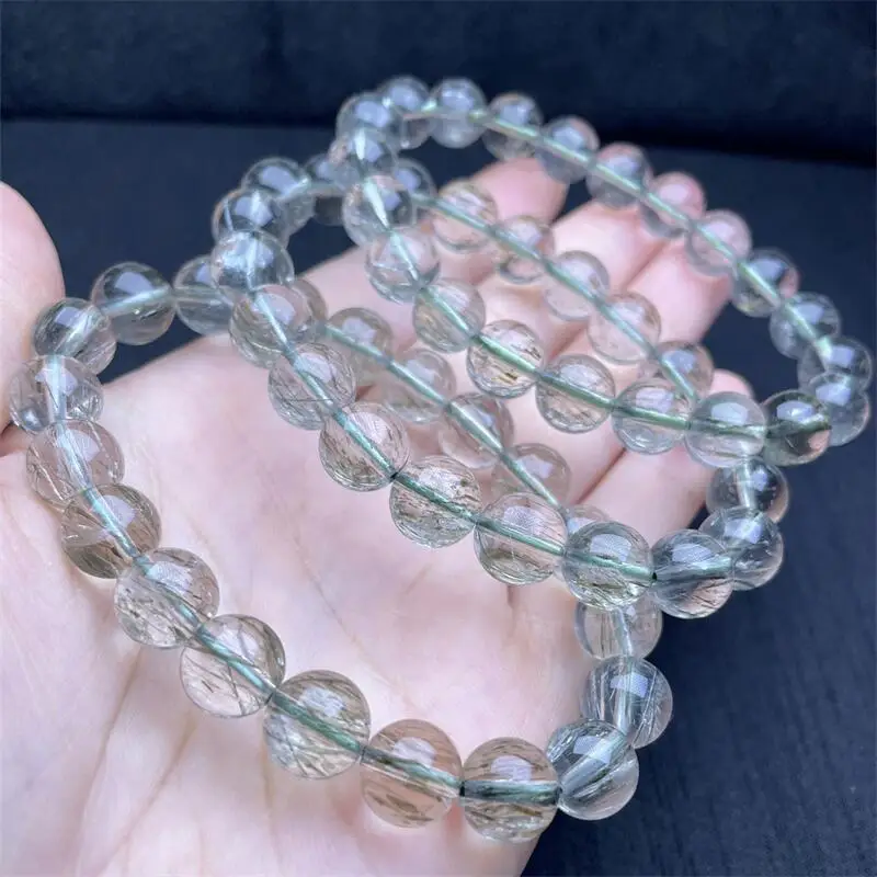 Браслет женский с искусственными камнями 10 мм 1 шт.