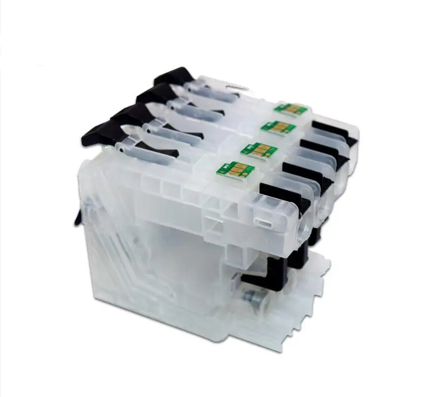 LC203 LC223 многоразовый чернильный картридж с дуговым чипом для brother MFC-J460DW J480DW J680DW