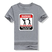 warning to avoid injury dont tell me how to do my job t shirt funny auto mechanic signs graphic tee tops men clothing