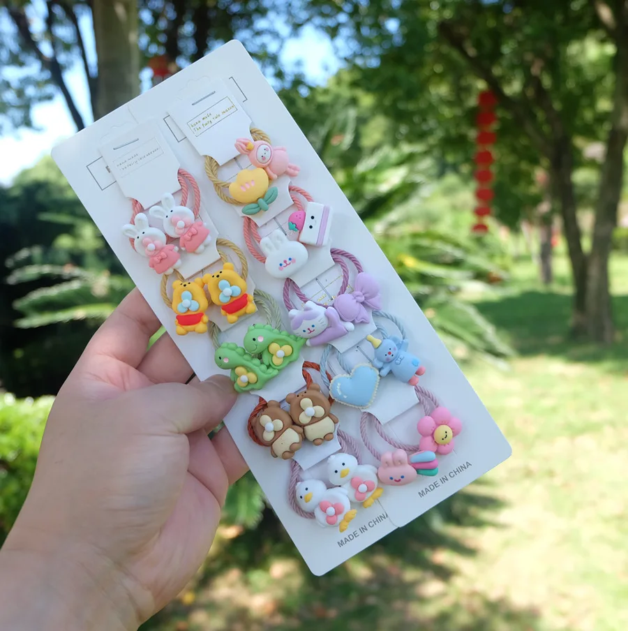 

Cute Princess Ponytail Holder Rubber Bands For Baby Girls Kids Cartoon Hair Ropes Flower Headwear Children Hair Accessories 2022