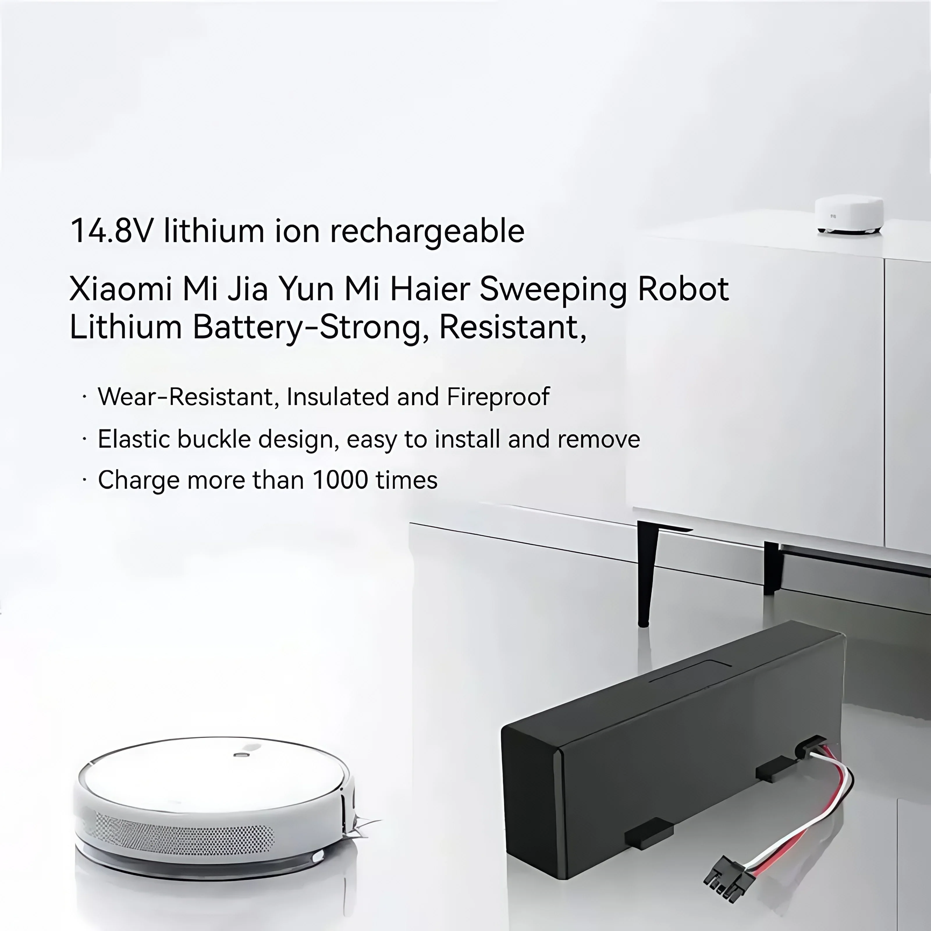 Новинка 2025 года LIKEKALA для робота-пылесоса Xiaomi Mijia 1C STYTJ02YM, 14,8 В, 12800 мАч, 4S1P 18650, замена литий-ионного аккумулятора (art.: 3920d39fc148f) - 3920d39fc148f