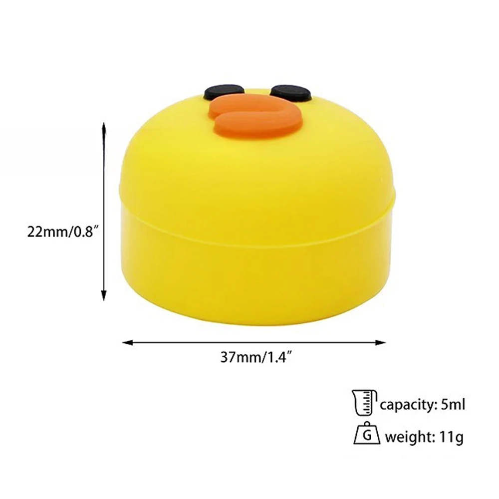 

Силиконовый контейнер для масла жёлтый