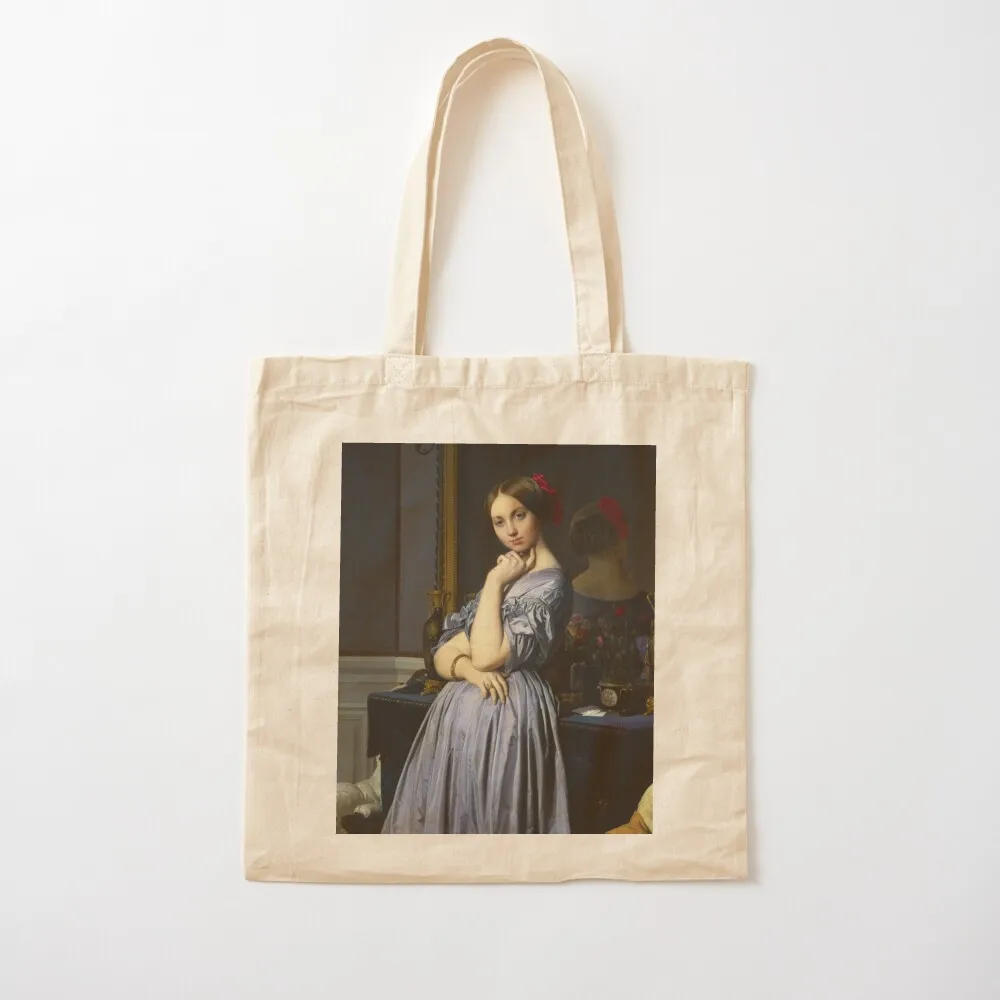 Фото Сумка-шоппер Jean - Auguste - Dominique Ingres - Comtesse D Haussonville, женская сумка, холщовая сумка-тоут №2