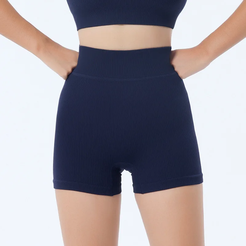 Women High Waist Fitness And Yoga Shorts Seamless Slim Fit Hip Lifter Leggings Running Sportswear