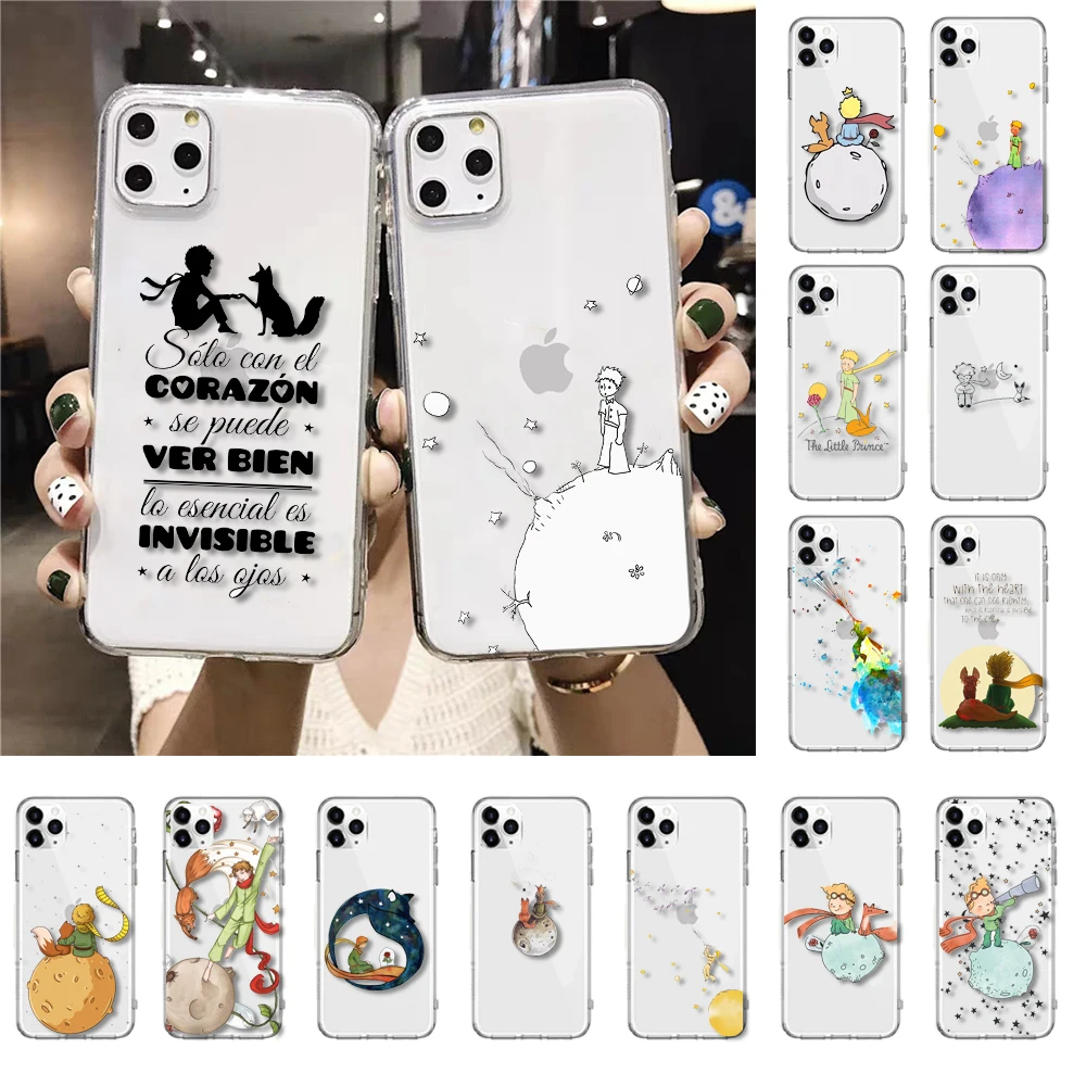 

Phone Case For iphone 14 Pro Max 13 12 11 Pro Max XS XR X 12mini 14 Plus SE The Little Prince Case Funda