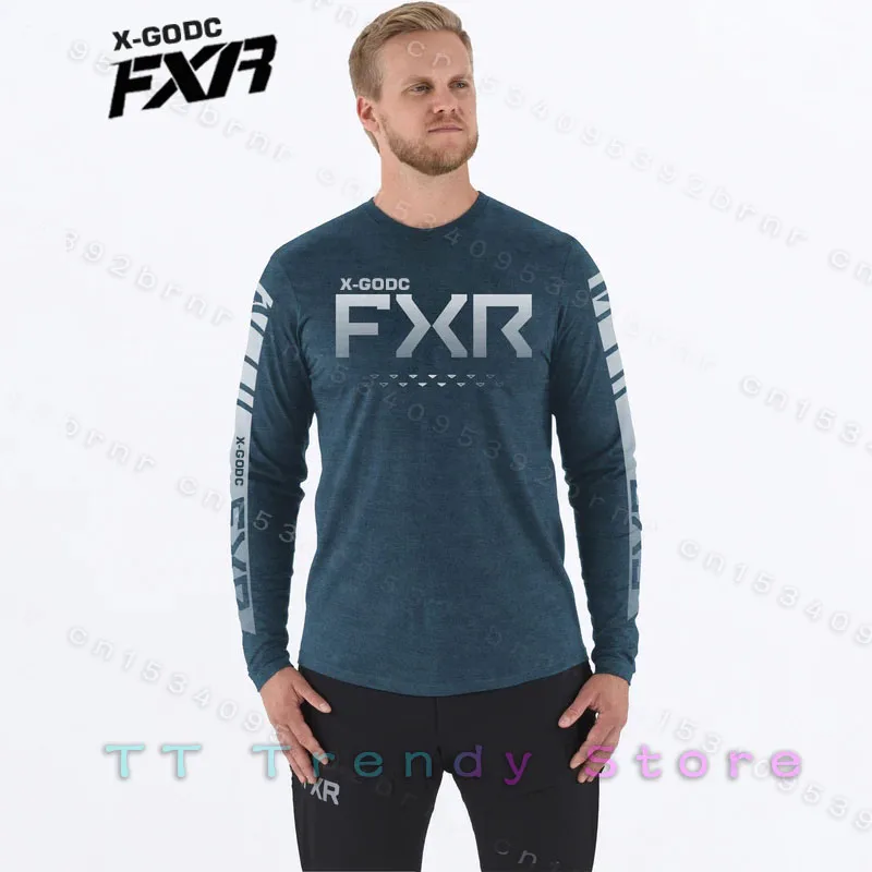 

X-GODC FXR Mtb Jersey Motorcycle Mountain Bike Downhill Jersey Enduro Offroad MX Bicycle T-Shirt Motocross Shirt Country Racing