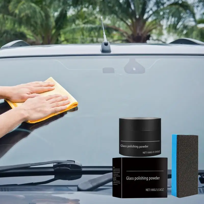 Полировальный порошок для удаления царапин на лобовом стекле 100 г