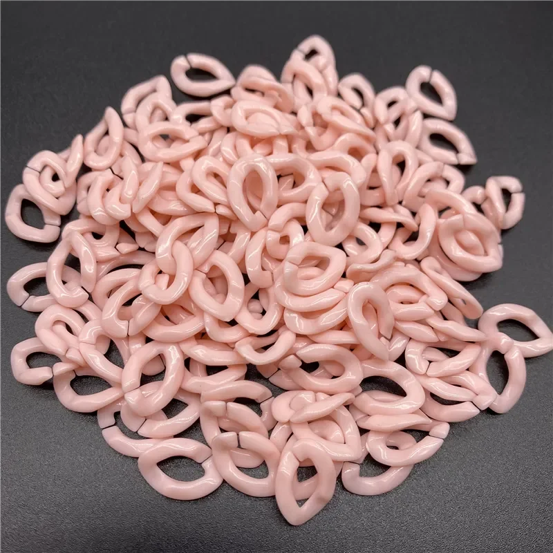 16mm*11mm Acrylic Twisted Chains Assembled Parts Beads For Jewelry Making DIY Bracelet Necklace Earrings Accessories