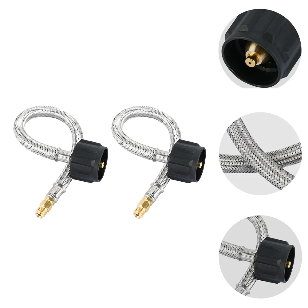 

1 Pair Quick- Connect Rv Propane Hose Multifunction Rv Propane Hose Replacement Propane Hose Propane Hose Adapter