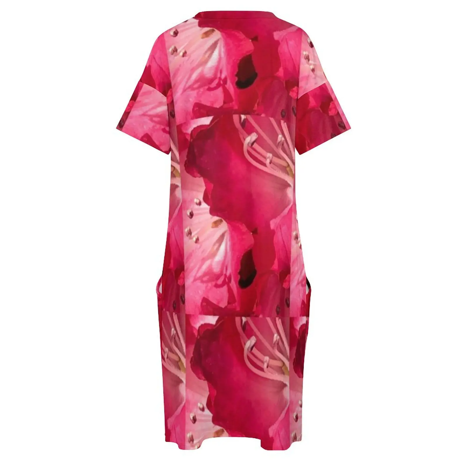 Свободное карманное платье с внутренним рододнежнем летняя одежда для женщин