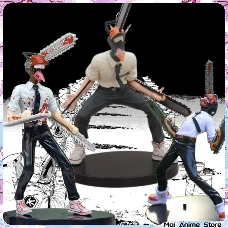 

Chainsaw Man Figure Denji Power Makima Anime Figure Movable Denji Desktop Ornament Adult Collectible PVC Model Dolls Toys Gifts