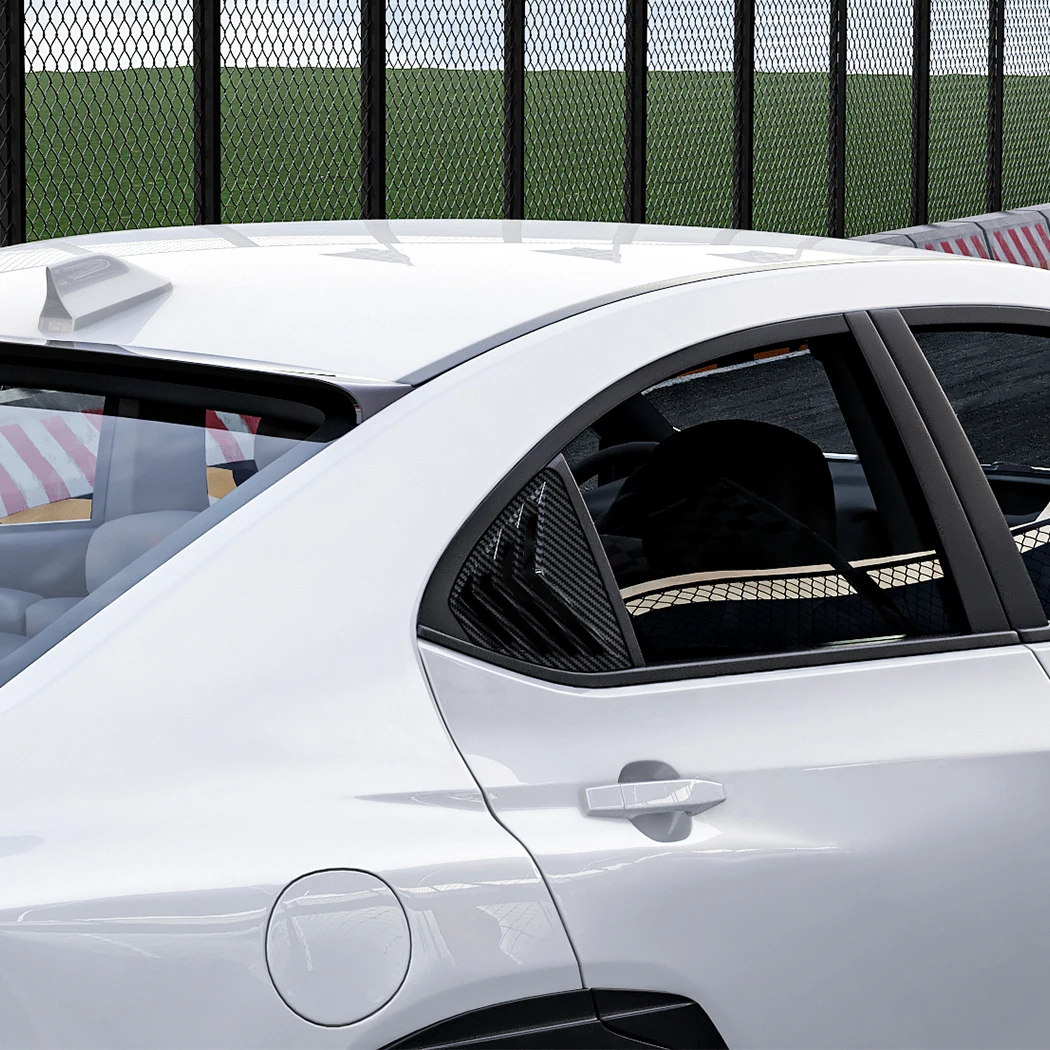 2 шт. накладка на заднее окно автомобиля для Subaru WRX STI VB 2022+ оконная жалюзи боковая