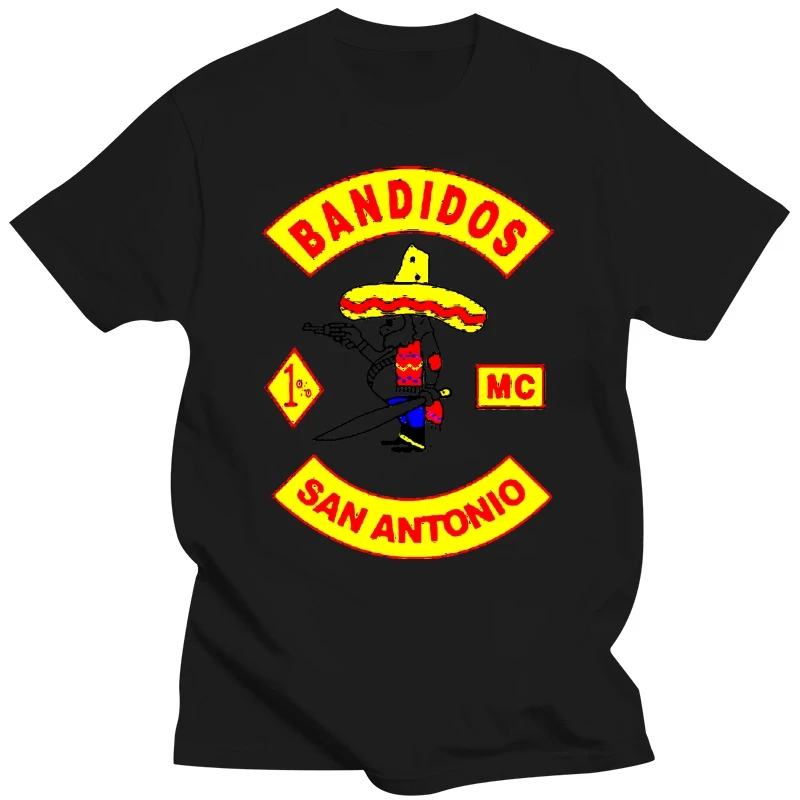Bandidos MC San Antonio Motorcycle Club Новая футболка унисекс