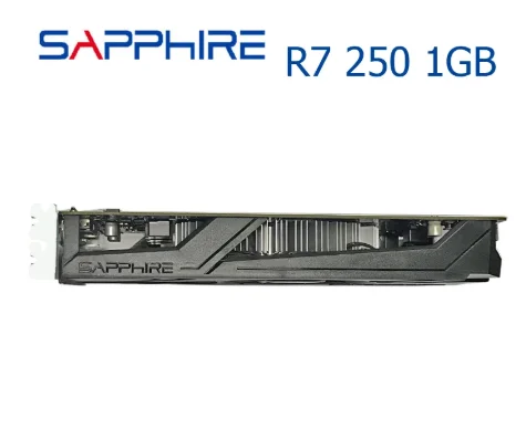 Видеокарта SAPPHIRE R7 250 1 ГБ для AMD Radeon Series R7-250 1G GDDR5 R7250 HDMI DVI DDR5 игровые видеокарты ПК |