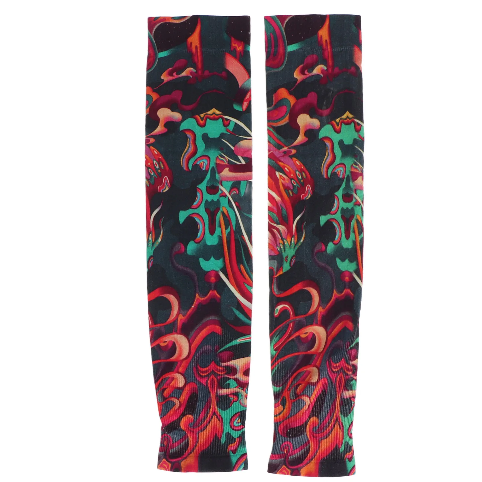 

Рукав для татуировки с цифровой печатью, рукава для татуировки, защита от солнца для вождения для мужчин и женщин