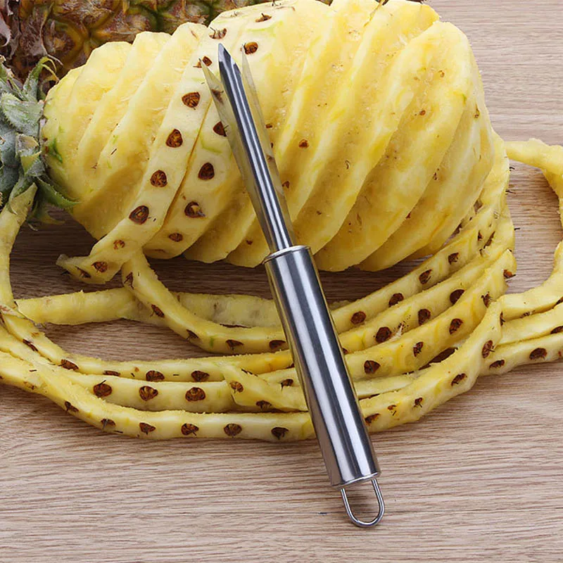 Stainless Steel Pineapple Knife Non-slip Pineapple Peeler Easy Cleaning  Pineapple Shovel  Fruit Tools  Kitchen Tools
