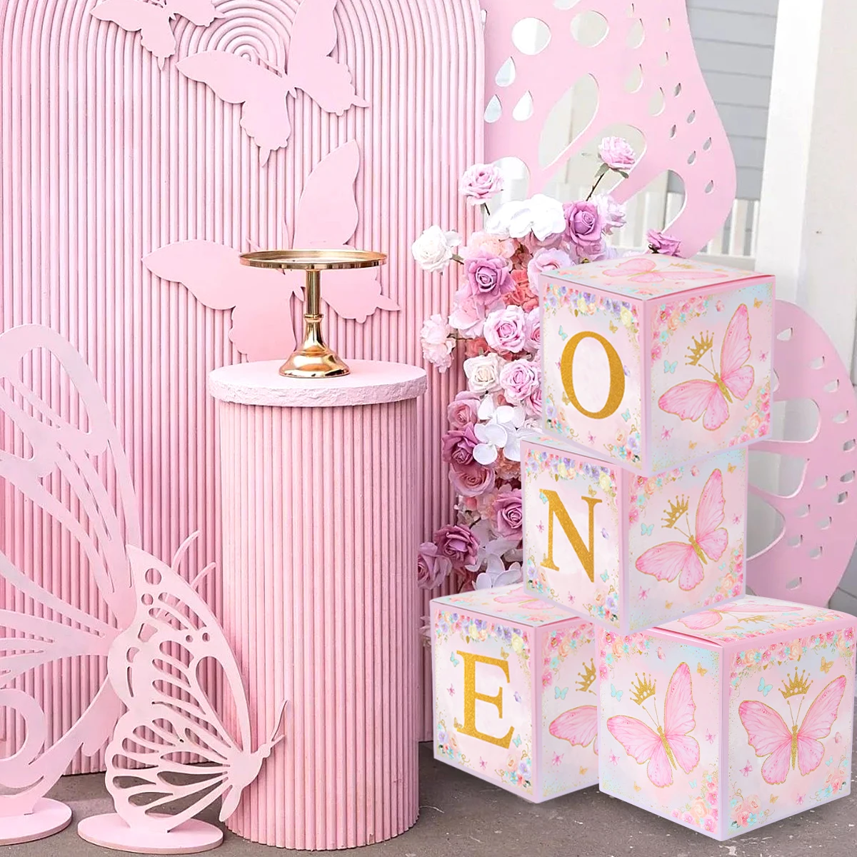 4 шт. Детские фотобоксы с рисунком