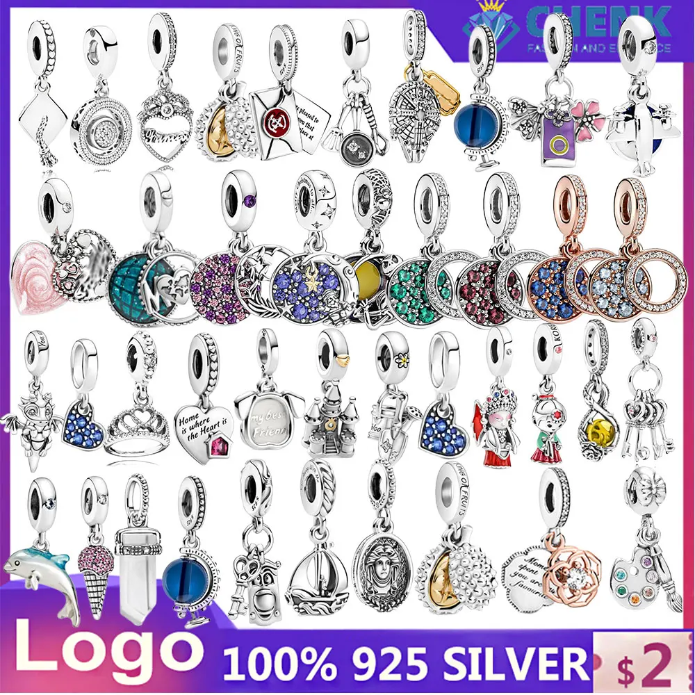 2022 New Sterling Silver High Quality Jewelry Silver S925 With Logo For Girls Festive Birthday Gifts Exquisite Jewelry