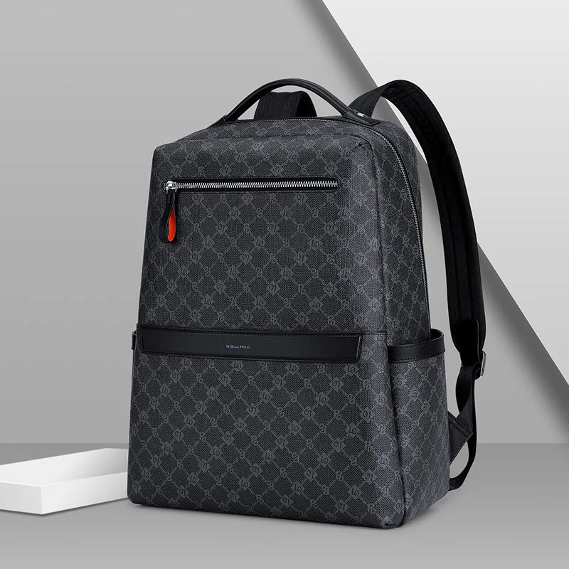 Brand Backpack Man 2022 New British Style Schoolbag Travel Fashion Checkered Bag Laptop Backpack Designer The High Quality