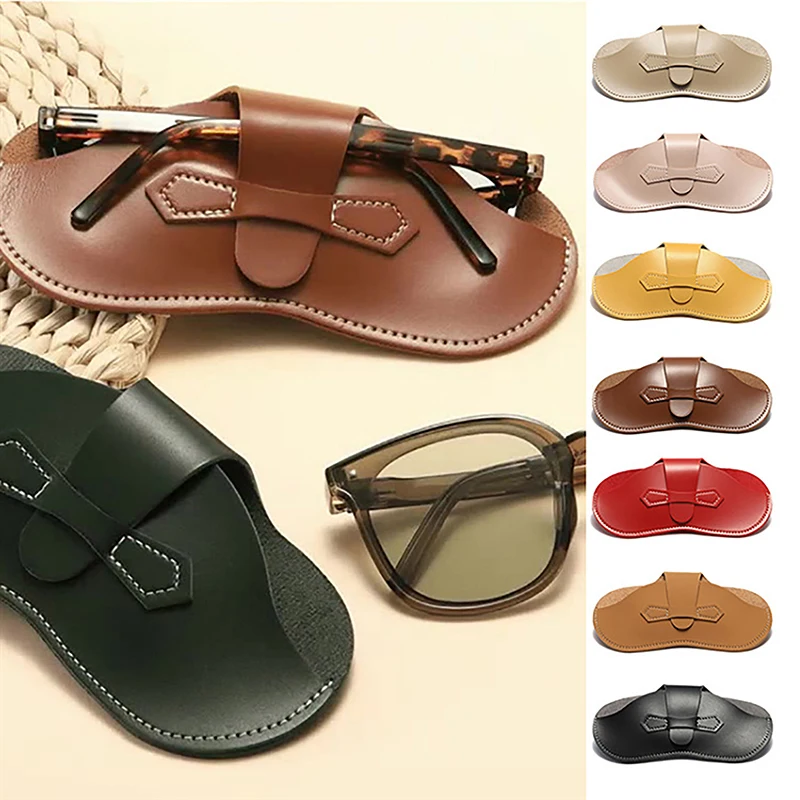 

Portable Lightweight Sunglasses Case Glasses PU Storage Bag Eyewear Packing Cases Unisex Leather Eyeglasses Holder Bag