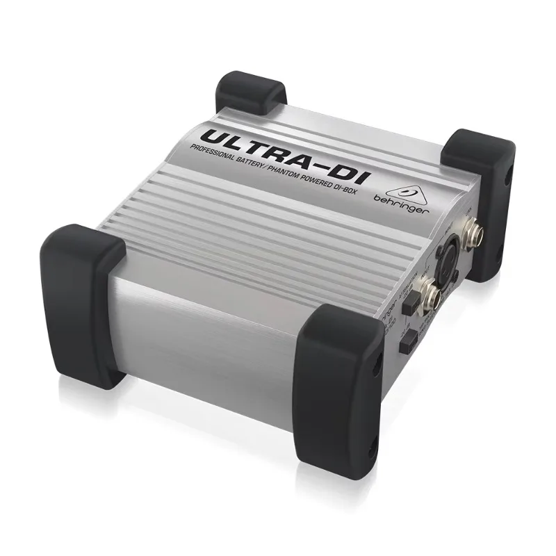 Фото Behringer DI100 Ultra-DI: 1-канальный активный DI-бокс для микрофонов и музыкальных инструментов, аудиооборудование для PA-систем №3