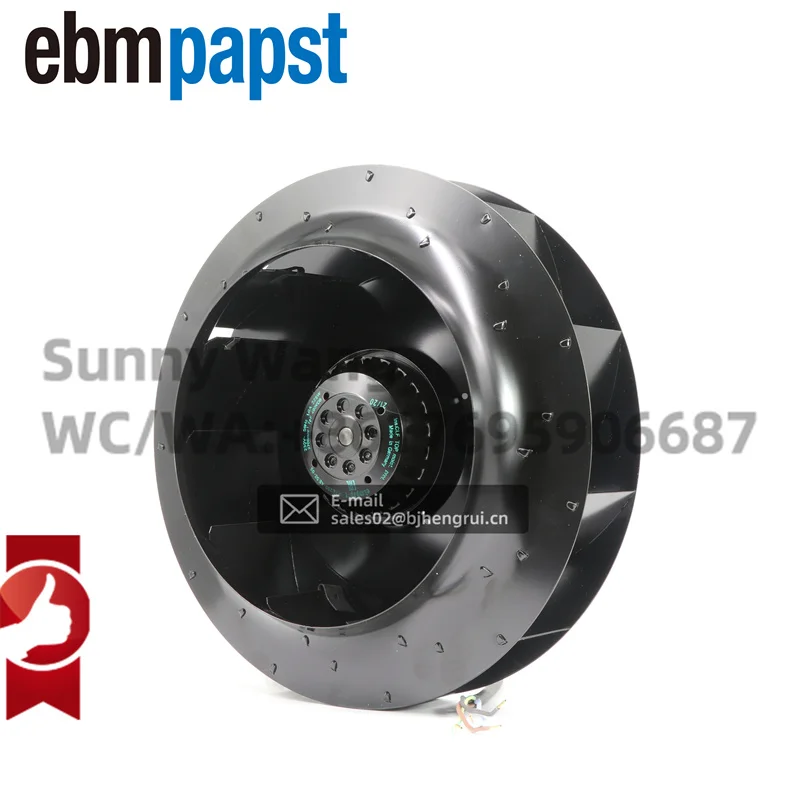 Фото ebmpapst R2E280-AE52-05 230 В переменного тока 1,0 А 225 Вт R2E280-AE52-26 Вентилятор FFU Фильтр-блок Центробежный охлаждающий вентилятор №2