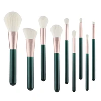 makeup brushes set with bucket pink blush eyeshadow concealer cosmetics makeup powder foundation beauty