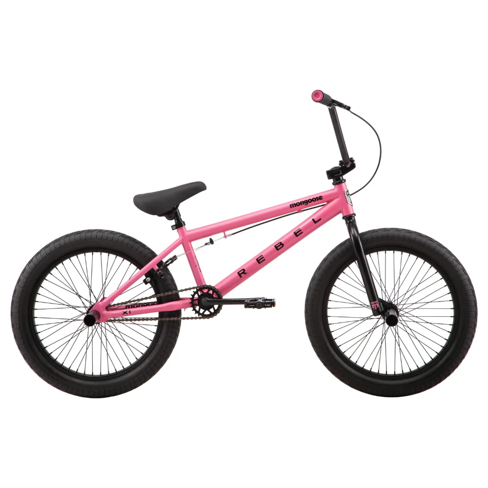 GISAEV20-in Rebel X1 Unisex Kid's BMX Bike, Pink Big 20 X 2.35-inch Tires Offer Grip and Stability.