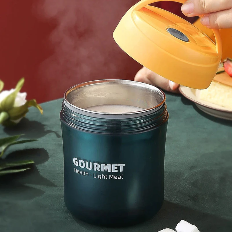 

Lunch Food Container Box Stainless Steel Soup Cup Thermal Mug Insulated Vacuum Flasks Kitchen Accessories Leakproof Water Bottle